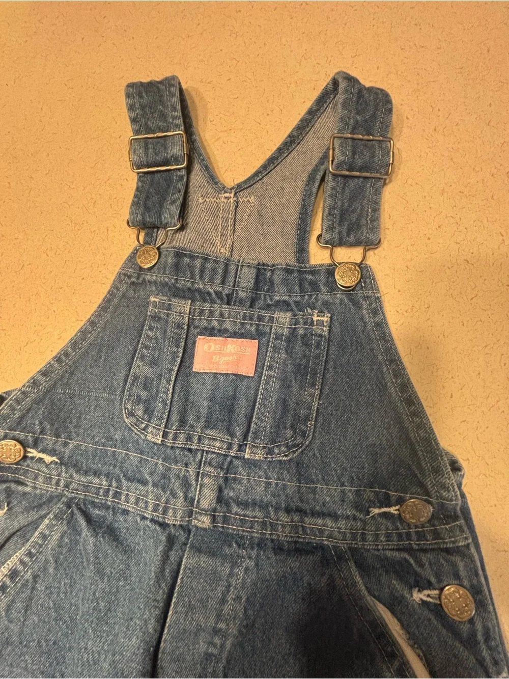 OshKosh B'gosh Light Blue Denim Overalls
